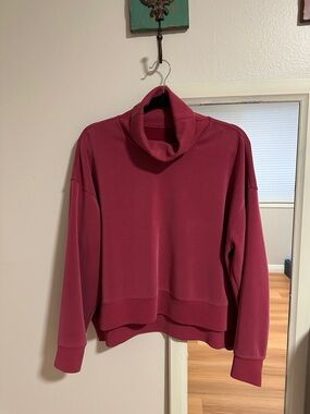 lululemon athletica Dusty Rose Cowl Neck Pullover